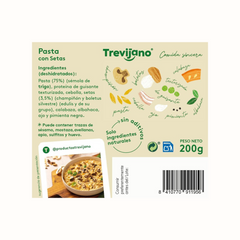 Massa cremosa de cogumelos e boletos com um toque de frescura do manjericão. Pronta em 11 minutos, com opção de leite, bebida vegetal ou água. 