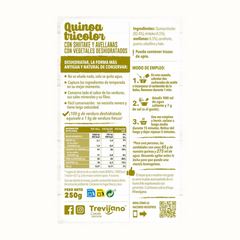 Quinoa Tricolor com Shiitake e Avelãs: Uma explosão de sabor e textura em cada garfada. Delicioso e nutritivo